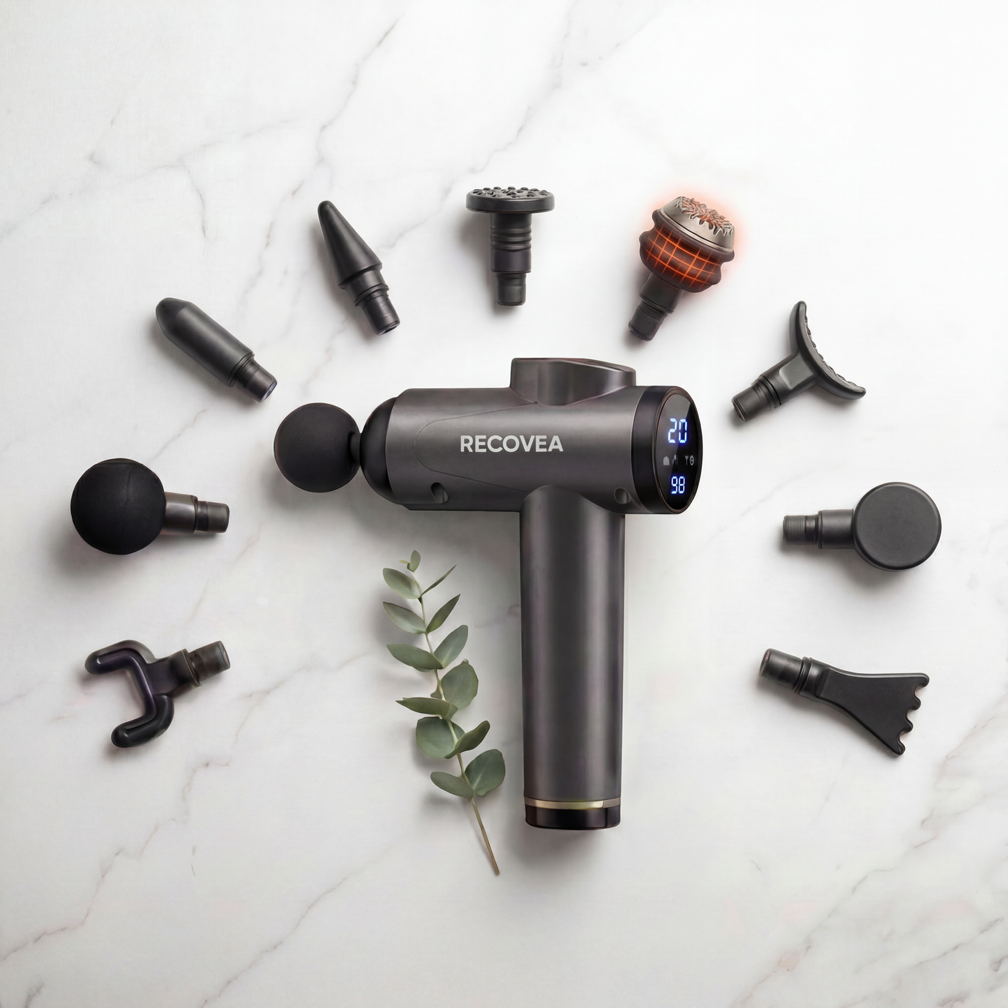 Recovea Pro — Pistolet de massage musculaire